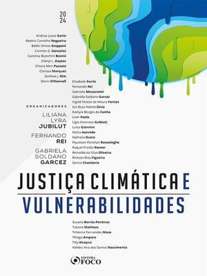 cover image of Justiça Climática e Vulnerabilidades--1ª Ed--2024